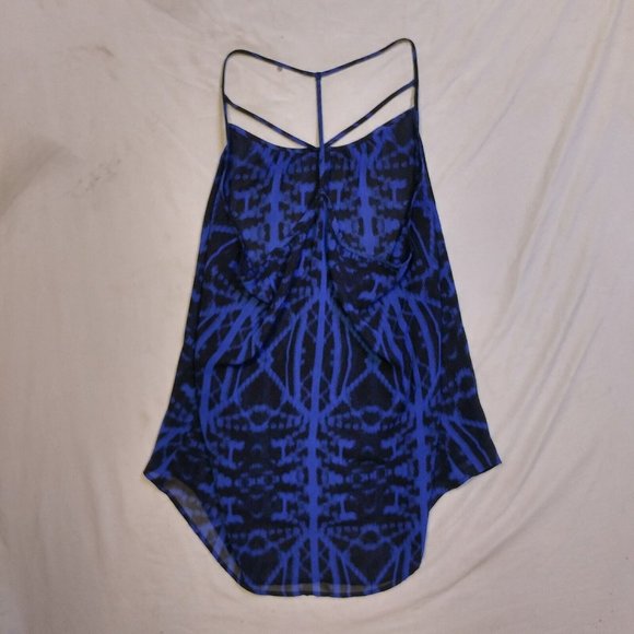 Express Double Layered Chiffon Spaghetti Strap Small Petite Top - Picture 3 of 3